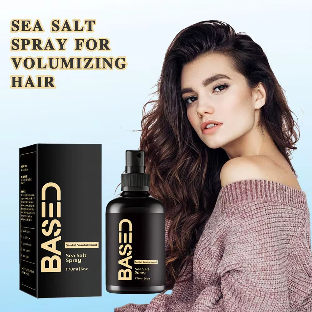 New High-End 170ML Sea Salt Spray/50G Hair Styling Powder Long-Lasting Volumizing Thickening Fashion Styling Hold Wave Hair Care