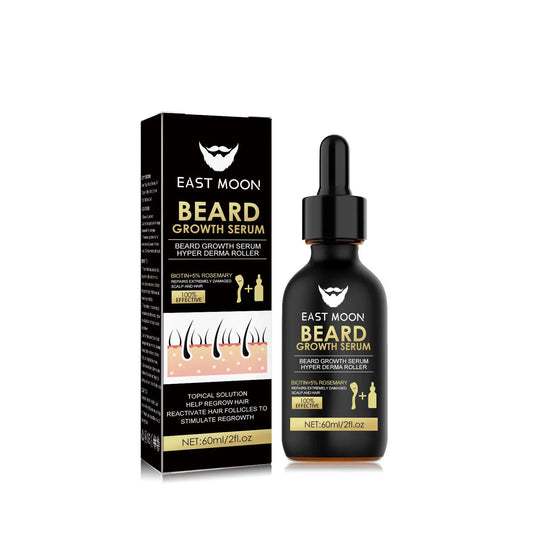 Men Beard Growth Serum Hair Styling Essential Oil Grow Beard Thicker anti Hair Loss Products Softening Moisturizing Beard Liquid