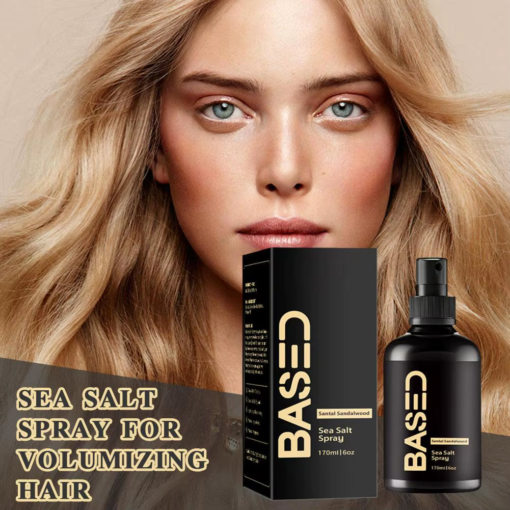 New High-End 170ML Sea Salt Spray/50G Hair Styling Powder Long-Lasting Volumizing Thickening Fashion Styling Hold Wave Hair Care